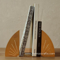 bookends book holders retro model rooms golden bookends